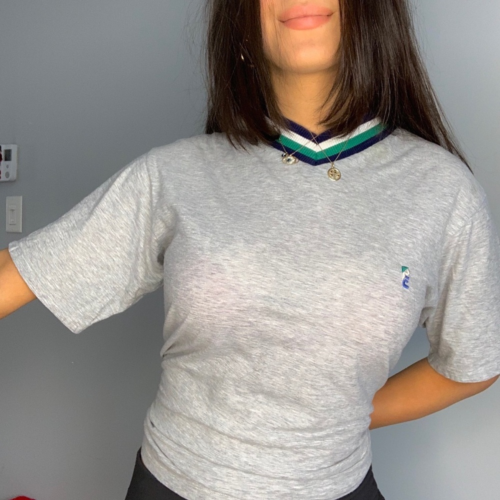 P.E Nation Grey Sport T-Shirt